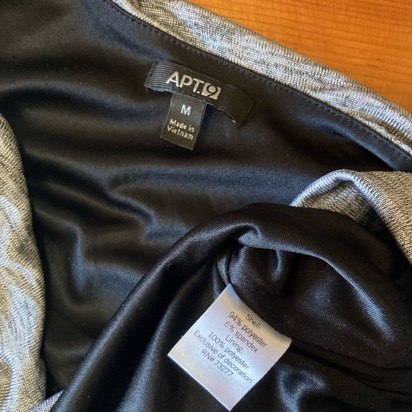 Apartment nine silver dressy tank with Cowell neck - Picture 3 of 3